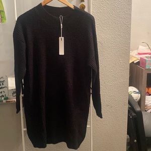 Slig navy sweater dress size s